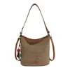 Bolso de Mano de Punto Tejido de Alta Gama para Mujer, Nuevo Verano 2026, Gran Capacidad, para Viajar, de Hombro Cruzado
