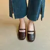 Mules de Verano para Mujer de Cuero Suave sin Cierre con Aumento Interno de Altura, Tira Única, Punta Cerrada y Suela Gruesa, Adecuados para Uso en Exteriores, Estilo Birkenstock