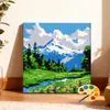 30*30 paisaje de campo pintura al óleo digital DIY pintado a mano escena callejera cafetería pintura decorativa acrílica en stock al por mayor