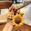 Llavero de girasol, colgante para bolso prometedor, regalo inspirador de graduación para estudiantes al por mayor