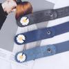 Cinturón Perezoso Sin Hebilla Sin Costuras Verano para Jeans de Mujer Combinación Perfecta Elástico Elástico Decorativo Invisible Cinturón de Mujer Moderno