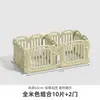 Jaula Pequeña y Mediana para Perros, Parque para Perros, Barrera para Mascotas, Valla de Aislamiento para Interiores, Suministros de Recinto, Habitación Doble de 63 de Alto