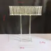 Novo Exclusivo Transfronteiriço Retangular de Ferro Galvanizado Decorativo Aparelho de Flores de Mesa Ornatos para Layout de Palco de Auditório de Casamento Salão de Banquetes