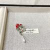 Broche Corsage Estilo Británico Retro para Mujer Accesorios para Ropa Accesorios Anti-Luz Accesorios para Pines de Abrigo