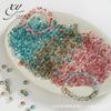 Cuentas de Vidrio Esmerilado Bicolor Degradado de 8 mm Cuentas Cuentas Cuentas Cuentas de Vidrio Hecho a Mano DIY Pulsera Collar Accesorios