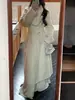 Peça de Lã Única e Super Bonita para Mulheres no Fim do Inverno, Cachecol de Lã Longo Dupla Face Peça de Lã para Mulheres no Inverno