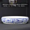 Maceta hidropónica de cobre extra grande para flores, cuenco con hoja de loto, flor de loto, maceta especial, hada del agua, cerámica, diámetro grande, bambú rico, cuenco redondo