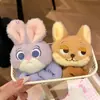 Zootopia Judy Nick Peluche Lazo para el Cabello Diadema para Niñas 2025 Mismo Estilo Otoño e Invierno Elástico Coletero Accesorio para el Cabello