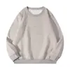 Sudadera de Algodón Puro de Invierno con Logo Personalizado Ropa de Trabajo Sudadera con Capucha y Forro Polar Pulóver Cuello Redondo Camisa para Reunión Anual Uniforme de Clase