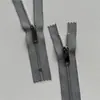 Cremallera Metálica No.5 Dientes de Platino Cola Cerrada Ropa Chaqueta Cuello Chaqueta de Plumas Tapeta Cerrada Cremallera de Dientes de Cobre