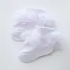 Meias de Renda para Meninas, Meias Curtas de Renda para Recém-Nascidos, Respiráveis, Absorventes de Suor, Antiderrapantes, Meias de Bebê Classe A