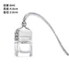 Mini Botella de Perfume para Coche con Correa para Colgar, Botella Vacía de Fragancia para Salida de Aire del Coche, Botella Difusora para Decoración de Fragancia