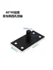 Dobradiça superior alargada aço inoxidável eixo longo ferragem mola de piso dobradiça de travessa simples porta porta de vidro dobradiça placa de dobradiça superior