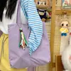 Nova bolsa simples feminina, bolsa de ombro para o dia a dia, bolsa transversal de nylon de grande capacidade, bolsa de mão, bolsa tote para estudantes universitários