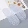 Zapatillas Baotou huecas de comercio exterior para mujer al por mayor moda primavera y verano ropa exterior sandalias planas de cristal y zapatillas antideslizantes ligeras transpirables