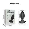 Caballero Transfronterizo No. 3 Aplicación Control Remoto Tapón Anal Vibrador Juguete de Fondo Huevo Vibrador Productos para Adultos Fabricante Punto Venta al Mayoreo