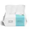Toalla facial de algodón puro para madres y bebés, engrosada, adecuada para uso tanto en seco como en húmedo, para limpiar el rostro, retirar maquillaje, belleza y limpieza facial, venta al por mayor desde el fabricante