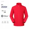 Chaqueta de trabajo con logo impreso, cuello alto ligero, cortavientos, impermeable, para trabajos al aire libre, al por mayor