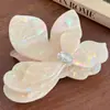 Pinzas para el Cabello de Alta Gama Estilo Coreano, Pasadores de Acetato Imitación, Pinzas de Tiburón, Exquisitos y Lindos Accesorios para el Cabello de Mariposa para Niños