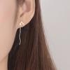 The Way of Deer Tiene Aretes de Alambre para la Oreja para Mujer 2024 Nuevos Aretes de Astas de Moda Aretes Simples Adecuados para el Año Nuevo