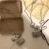 Colar Bolsa Longa Estilo Coreano Moda Design de Nicho Corrente de Pescoço Corrente de Lã Corrente para Clavícula Pingente Ins para Mulheres