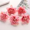 Cabeça de flor de lótus artificial para dormir flor de peônia flor artificial DIY feito à mão hanfu adorno de cabeça roupa casamento decoração de casamento flor de seda