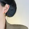 Diseño Lindo de Dibujos Animados Color Café Esmalte Goteado Dachshund Pendientes de Plata Dulce Nicho de Gama Alta Pendientes de Cachorro para Mujer