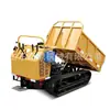 Vehículo de Transporte Tipo Oruga 3 Toneladas Pesado Ingeniería Minera Agrícola Hidráulico Volquete Vehículo de Transporte Todoterreno Montaña