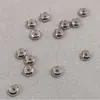 Materiais artesanais: Contas Espaçadoras de Cobre para Pulseiras e Tornozeleiras, Contas de Posicionamento, Contas de Borracha com Anéis de Fixação Antiderrapantes de Silicone Embutidos, 5 Peças/Pacote