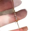 Collar Atmosférico Mini Diamante Diminuto Ultra Fino para Mujer, Sencillo y de Alta Gama, Estilo de Nicho, Diseño Delicado, Accesorio Versátil para el Trabajo, Al por Mayor
