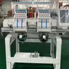 Máquina de Bordado por Computadora Totalmente Automática de Doble Cabezal 1202Ct, Máquina de Bordado de 2 Cabezales para Gorras, Prendas y Bordado Plano