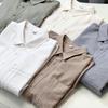 Camisa Casual de Algodón Nengmeng Hemp Sense para Hombre Verano Manga Media Bolsillo de Línea Camisa Estilo Japonés Camisa de Manga Corta para Hombre