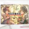 Cuaderno de Páginas a Color B5 Navidad Sakura Brillante Dibujos Animados Anime Cuaderno de Cuero Tapa Dura de Alto Valor Diario de Cuero