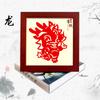 Fábrica direta Yuxian papel cortado atacado moldura de madeira ornamentos doze Zodiac pinturas decorativas Foreign Affairs presentes