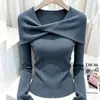 Camiseta Térmica de Moda Estilo Coreano para Mujer 2026 Nuevo Primavera/Otoño Manga Larga Ropa Interior Diseño Adelgazante de Cintura Versátil Camiseta Térmica