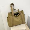 Atacado Trendy Canvas Tote Bag Nova Chegada Estilo Coreano Artístico Grande Capacidade Bolsa de Axila Bolsa de Estudante Bolsa de Mão