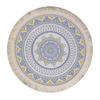 30cm Mandala Padrão Linho Impermeável Isolante Térmico Jogo Americano Redondo Estilo Boêmio Jogo Americano Atacado 1506