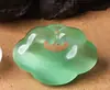 Colgante de Candado de Jade Ojo de Gato para Hombres, Colgante de Candado de Nube Auspiciosa Esmaltado Multicolor, Colgante de Jade, Versátil para Todas las Estaciones, Flores de Durazno
