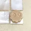 Acrílico Cor Sólida Briquete Biscoito Contas Furo Reto Contas DIY Corrente de Celular Acessórios de Cabelo Pingente Acessórios de Joia Material