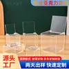 Caja Transparente Exquisitamente Procesada, Tapa Abatible Cuadrada, Caja de Almacenamiento para Figuras de Juguete Personalizadas de Moda, Caja de Exhibición de Acrílico