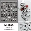 Pegatinas 5D en Relieve para Uñas Año Nuevo 2024 Dragón Chino Tótem Danza del León Fortuna Mahjong Calcomanías Adhesivas para Uñas