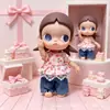 Solo Ropa de Muñeca Zsiga 1/8 Dreamland Conjunto de Ropa Móvil para Muñeca Camiseta, Falda, Falda Interior, Sombrero