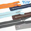 Cremallera Metálica Ecológica, Alta Gama No. 3 y No. 5 Cremalleras Grises, Cremallera de Doble Extremo para Ropa y Equipaje