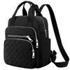 Mochila Nueva para Mujer Bolso de Doble Hombro Bolso de Mano Pequeño para Dama Mochila Escolar para Viajes Cortos de Commuting Bolso Versátil Casual para Mujer
