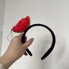 Diadema de tortuga pequeña linda de dibujos animados Haichao Joyería Creativa Divertida diadema de tortuga de felpa con estampado de leopardo accesorios para el cabello