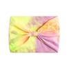 Banda elástica para el cabello de 18 cm de ancho con efecto tie-dye, ideal para yoga, deportes y absorción del sudor, estilo europeo y americano.