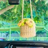 2026 Nuevo Adorno Colgante de Planta para Coche Más Vendido en Amazon Decoración Interior de Coche Colgante para Espejo Retrovisor Hilo Creativo para Interior de Coche