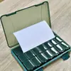 Directamente del fabricante, caja organizadora de pastillas portátil para llevar los siete días de la semana, caja dispensadora y de almacenamiento de pastillas con múltiples compartimentos