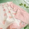 Frijoles de Hielo Frescos de Verano Colcha de Verano Ligera Transpirable Seda de Hielo Dormitorio Colcha de Verano Aire Acondicionado Colcha Delgada Colcha Doble de Verano
