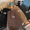 Falda de Lana en Forma de Pera para Mujer Otoño e Invierno Nueva Llegada Talla Grande Chica Gordita Cintura Alta Línea A Falda Envolvente de Cadera Falda Corta de Lana